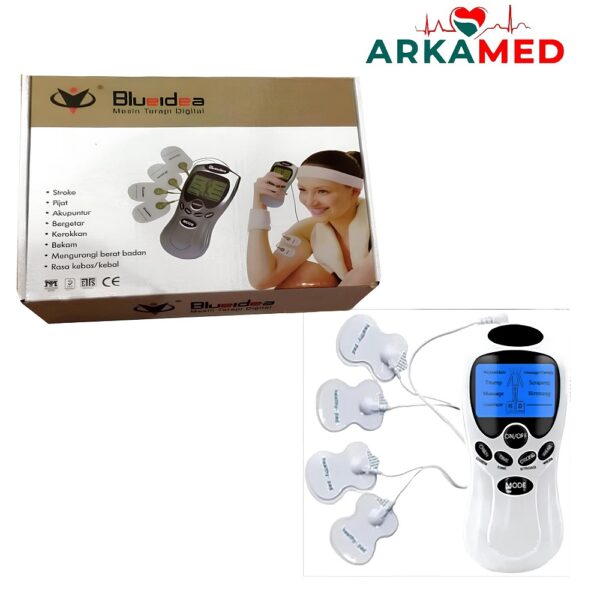 تنس فیزیوتراپی مدل2 کانال 4 پد Blueidea