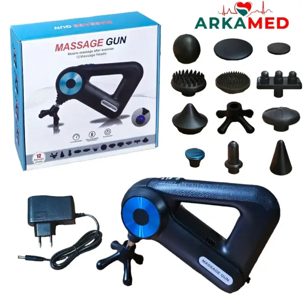 ماساژور تفنگی مدل MASSAGE GUN 12 HEADS