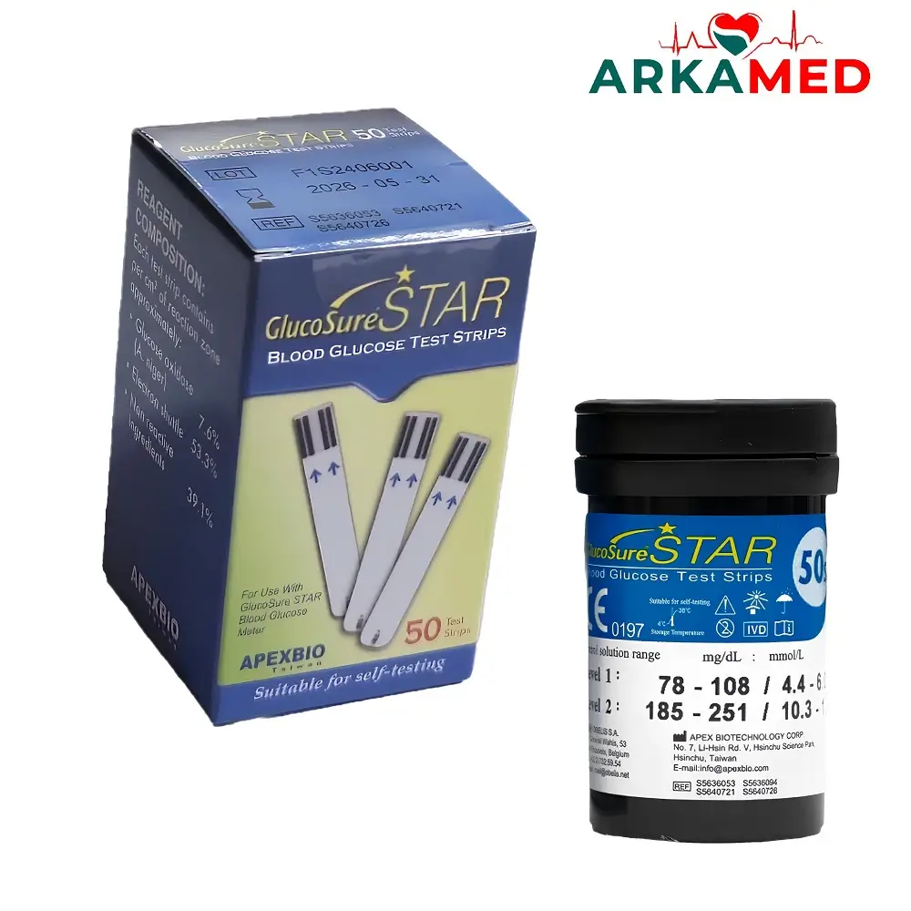 نوار تست قند خون استار (GlucoSure Star)