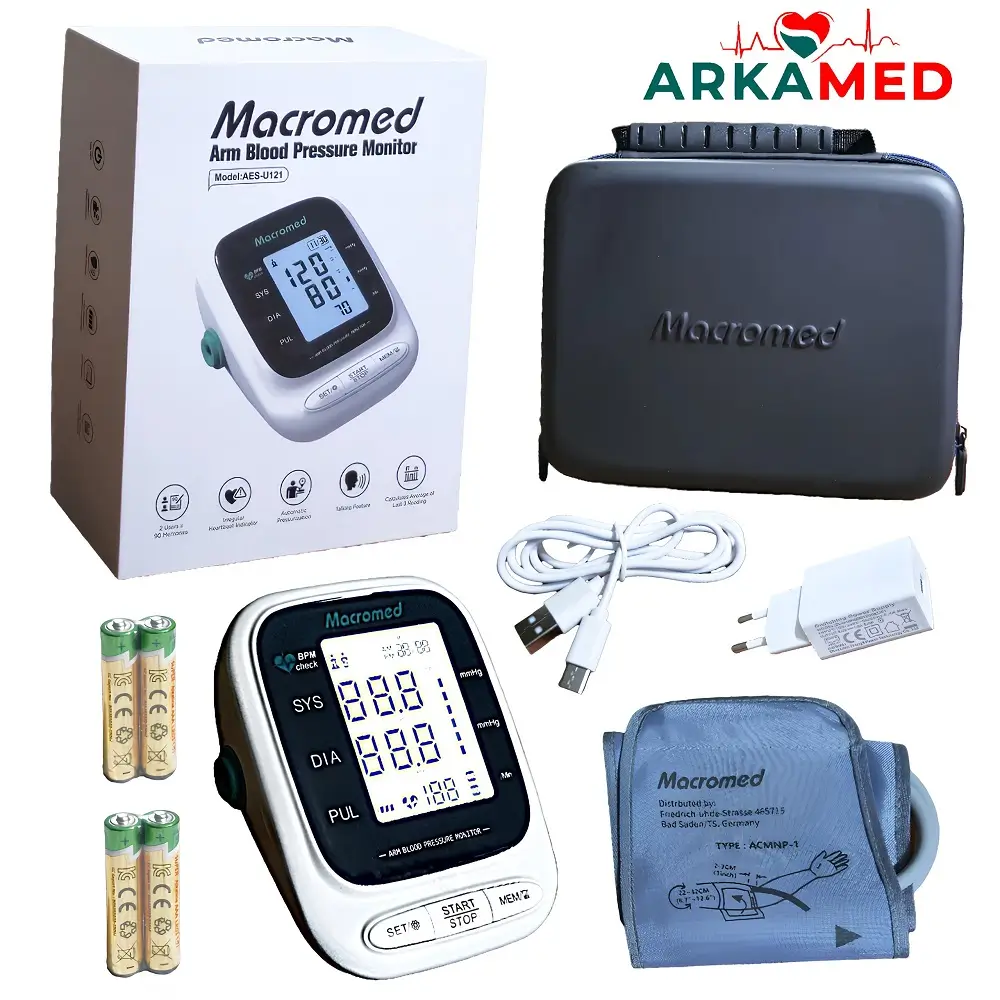فشارسنج دیجیتال سخنگو ماکرومد مدل AES-121