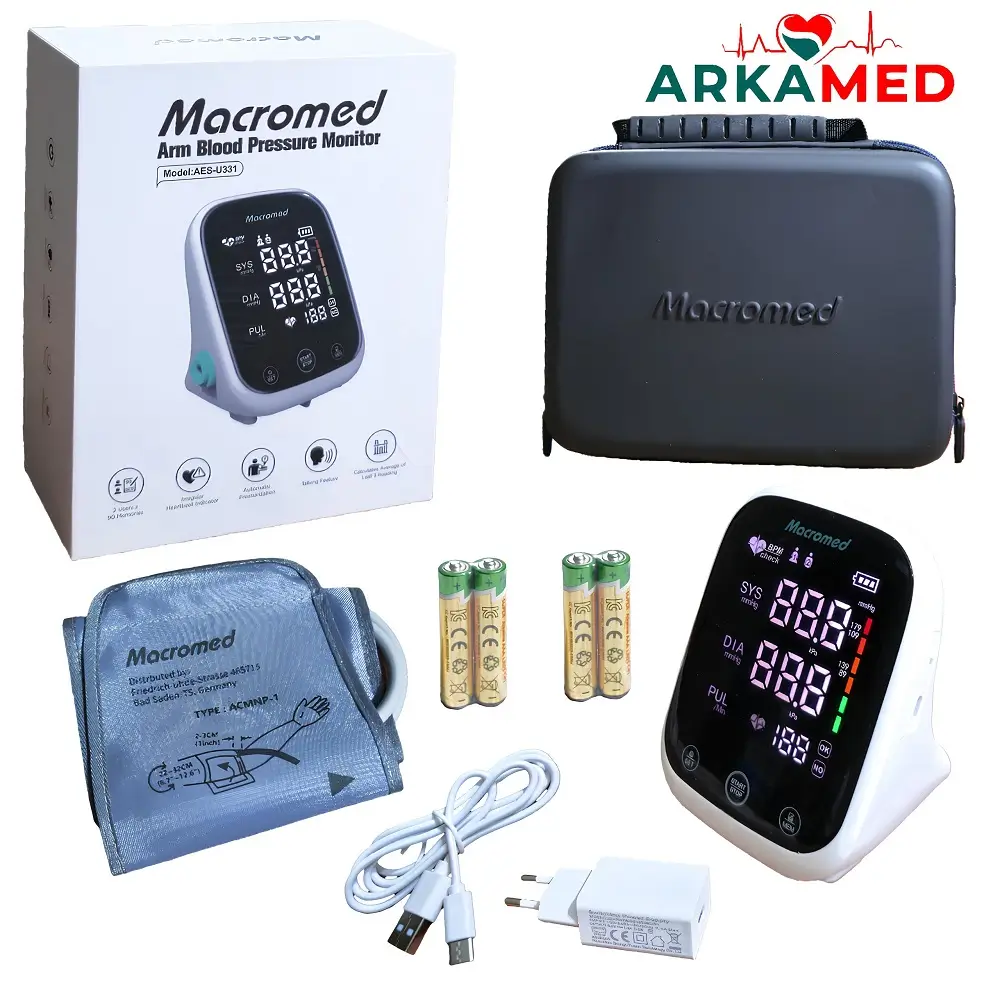 فشارسنج دیجیتال سخنگو ماکرومد مدل AES-331