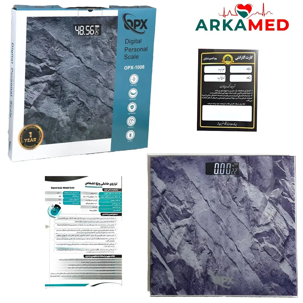 ترازوی وزن کشی دیجیتال اپکس 1006‑OPX طرح صخره