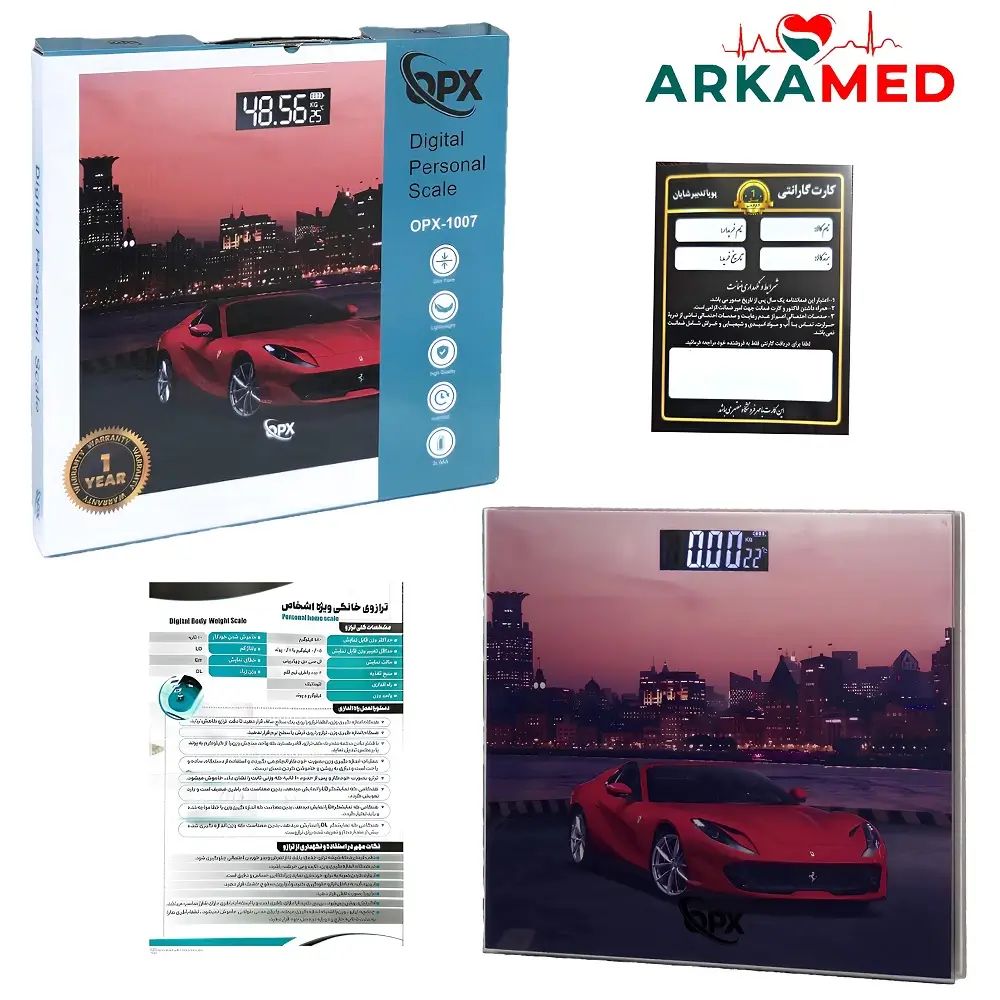 ترازوی وزن کشی دیجیتال اپکس 1007‑OPX طرح ماشین فراری