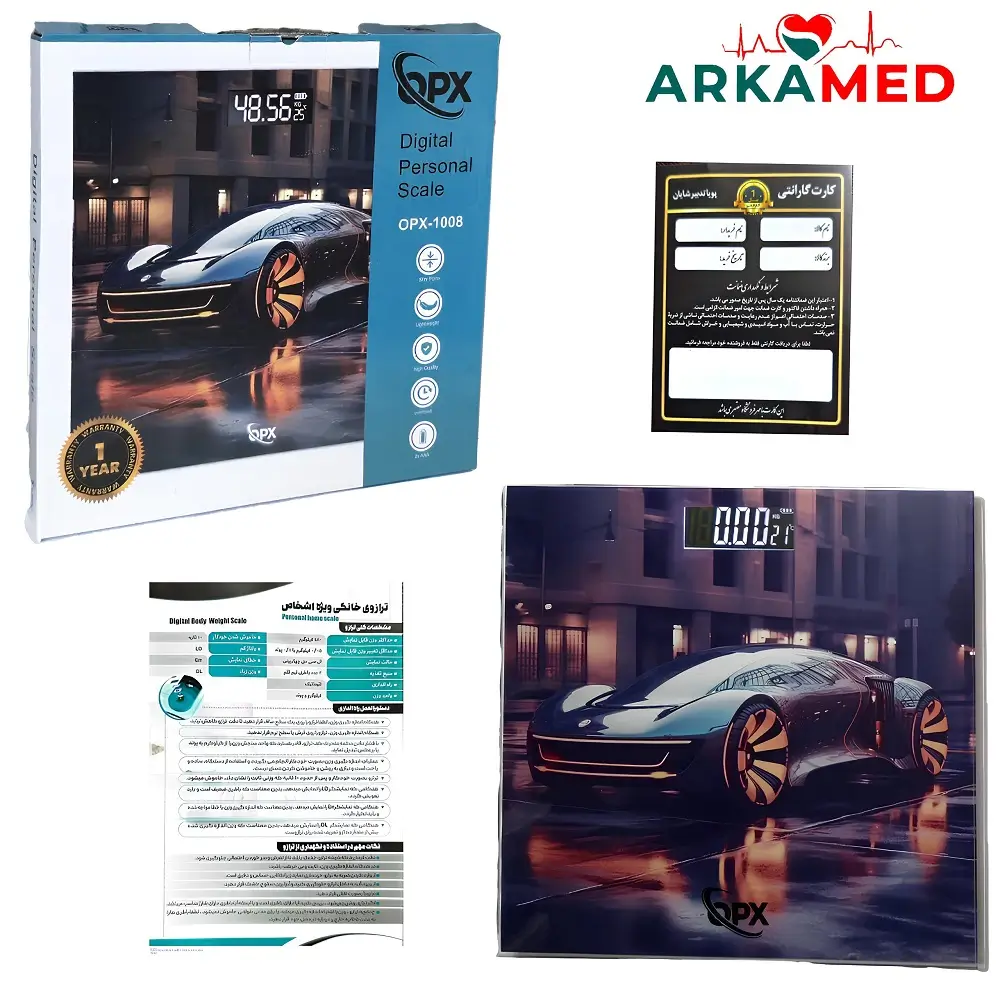 ترازوی وزن کشی دیجیتال اپکس 1008‑OPX طرح ماشین اسپرت